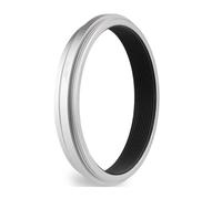 Bague d'adaptation de Filtre d'objectif Compatible avec Fujifilm X100VI X100V 49mm UV CPL ND AR-X100(Silver Adapter Ring)