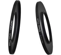 Bague D'Adaptation De Filtre En Métal - De 67 Mm À 77 Mm - Bague Step Up - Pour Objectif D'Appareil Photo - Avec Filetage De Filtre De 67 Mm Sur Bague De Filtre De 77 Mm[SHY9292305]