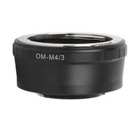 Bague D'adaptation de Monture D'Objectif, Convertisseur de Monture D'Objectif pour Objectif à Monture Om vers Appareils Photo à Monture M4/3, avec Capuchon Arrière, pour Lumix G1