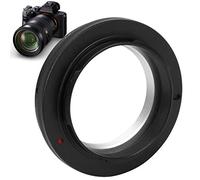 Bague D'adaptation D'objectif D'appareil Photo M39/L39 vers NEX avec Mise au Point et Exposition Manuelles, Alliage D'aluminium Noir