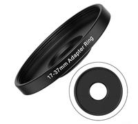 Bague d'adaptation d'objectif de 37 mm à 17 mm pour appareils photo de microscope de smartphone - Adaptateur macro/grand angle en aluminium compatible avec téléobjectif mobile 20-60X
