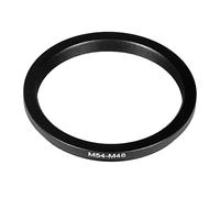 Bague d'adaptation en métal M54 vers M48 mâle vers femelle 54 mm 0,75 mm pas de filetage vers 48 mm M54-M48 pour filtre d'objectif télescope