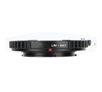 Bague d'adaptation Fikaz MM4/3 compatible avec les objectifs Leica à monture M et compatible avec les montures Olympus M4/3.