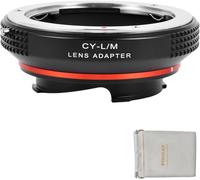 Bague d'adaptation Mise au Point Manuelle avec 6-Bit Coding Compatible avec objectifs Yashica Contax C/Y-Mount et Appareil Photo Leica M-Mount, CY vers Leica M.[G1511]