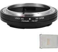 Bague d'adaptation Mise au Point Manuelle avec Levier Ouverture, Uniquement Macro Pas de Verre, Compatible avec objectifs Canon FD FL Mount et Appareil Photo Canon EOS EF-Mount, FD vers EOS