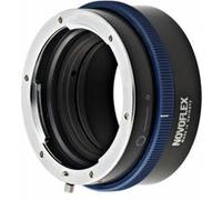 Novoflex Bague d'adaptation Nikon F pour boîtier Sony E avec contrôle de diaphragme Noir/Bleu
