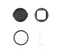 Bague d'adaptation pour filtre d'objectif Insta360 Acepro2 avec filetage de 52 mm en alliage d'aluminium facile à installer - Léger et portable - Couleur noire - Pour caméra d'action en plein air et