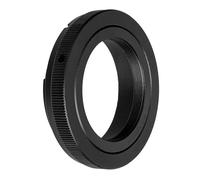 Bague d'adaptation T2 - 1 ensemble en aluminium noir compatible avec appareil photo reflex numérique Canon EOS avec EF EF-S baïonnette T-Mount