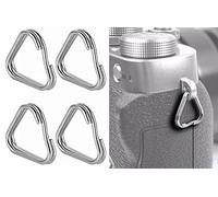 Bague d'adaptation triangulaire compatible avec Fujifilm Fuji Split Eyelet sangle de poignet, sangle de poignée ceinture X-T100 X-H1 X-A5 X-E3 X100F X-T20 X-A10 X-A3 X-T2 X70 X-PRO2 X-PRO1 X-T1