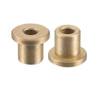 Bague d'arbre de guidage Lot de 2 bagues autolubrifiantes en bronze fritté, roulements à bride 12 x mm for appareils électroménagers(10x16x20mm)