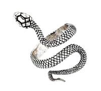 Bague de bande de serpent,Anneaux de serpent pour femmes - Bagues de serpent Punk réglables ouvertes,Bague de bande de serpent Bijoux Vintage pour mariage Saint-Valentin Anniversaire Joyeux Fêtes