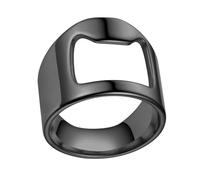 Bague de barman - Outil créatif de bar à bière | Outil de bar créatif en acier titane, élégant et polyvalent, bague de fête pour les barmen