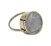 Bague de baume à lèvres en acier inoxydable, accessoire de bijoux unisexe, bagues de 0,71 pouces avec compartiment de rangement, support de baume en métal, bague tendance avec transport facile, access