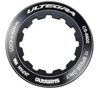 Bague de blocage et rondelle Shimano CS-9000 Noir