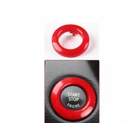 Bague de bouton d'allumage pour BMW Série 1 E81 E87 2004-2011 (rouge)