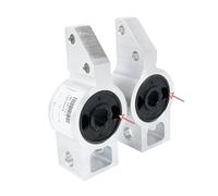 Bague de bras de suspension avant 1K0199231J/232J, support inférieur en caoutchouc, compatible avec VW Golf MK5 MK6 Scirocco Caddy EOS YETI Touran/Audi A3(Semi solid 2PCS)