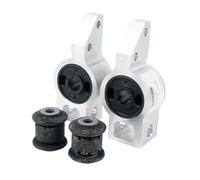 Bague de bras de suspension avant 1K0199231J/232J, support inférieur en caoutchouc, compatible avec VW Golf MK5 MK6 Scirocco Caddy EOS YETI Touran/Audi A3(Semi solid 4PCS)