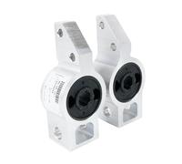 Bague de bras de suspension avant, support inférieur en caoutchouc, compatible avec VW Golf MK5 MK6 GTI EOS Caddy Jetta/Syncro Touran 1K0 199 231/232(Semi solid 2PCS)