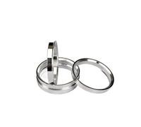 Bague De Centrage Jante 4 pièces anneaux de moyeu en aluminium de voiture anneaux centrés sur le moyeu alésage de roue 66.6-66.1 67.1-66.1 68.1-66.1 69.1-66.1 70.3-66.1mm anneaux de moyeu de roue(Colo