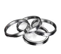 Bague De Centrage Jante 4 pièces/ensemble 70.1-67.1 、 72.6-69.7 、 74.1-66.1 、 74.1-84.1 、 74.1-57.1 74.1-71.6 72.2-54.1mm anneaux centraux de moyeu anneaux de moyeu de roue en aluminium(74.1-57.1mm)