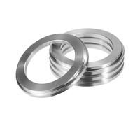 Bague De Centrage Jante 4 pièces OD 82mm à ID 57.1mm 66.1mm 66.5mm 72.6mm 74.1mm anneaux centraux de moyeu de voiture en alliage d'aluminium entretoise centrale d'alésage de roue Joint De Moyeux(Color