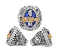 Bague de Championnat de Football Fantastique 2024 avec boîtes en Bois bagues de Champion de la Ligue FFL de Rugby Cadeaux Souvenirs pour Fans Amis armoires de Bureau Ornements,8#