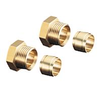 Bague de compression en laiton 8 mm 2127051 pour filtre à deux lignes et bloc flexo