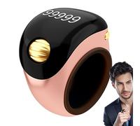 Bague de comptage - Compteur de rangées à 5 chiffres, outil de comptage manuel, outil de comptage de perles de prière pour la méditation, la relaxation, les doigts actifs