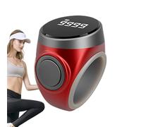 Bague de compteur, compteur de doigts - Anneau de compteur de rangées avec affichage numérique électronique | Outil de comptage de prière numérique Tasbeeh, outil de comptage manuel portable pour