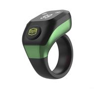 Bague de compteur numérique Tasbih avec écran de 1,2 cm - Compteur intelligent réglable pour musulmans - 30 jours en veille - Fonctionnement à un bouton - Choisissez noir, blanc, vert, rose - Convient