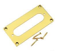 Bague de conversion Humbucker à bobine unique 92 x 46 mm Cadre en métal robuste pour guitares électriques Doré (doré)