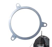 Bague de cortège de cheminée, porte-cortège de pipe de cheminée à la cheminée du vent et de la neige à l'aide d'une bague de jumelage - support de revêtement de conduit en acier inoxydable, accessoire