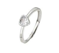 Bague De Couple En Forme De Cœur Pour Homme Et Femme, En Argent Sterling 925, Promesse De Fiançailles, Alliance Creuse Pour Elle Et Lui, Bijoux Tendance, Cadeau. Bague En Forme De Cœur En Oxyde D