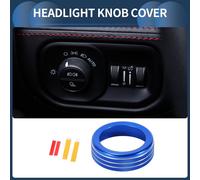Bague De Couvercle De Bouton De Commutateur De Phare Antibrouillard, Garniture Intérieure Pour Dodge Pour Ram 2018-2022 Bleu, 1 Pc