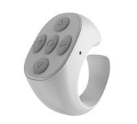 Bague de défilement à distance - Télécommande sans fil tourneur de page | Bague de défilement portable légère pour regarder de courtes vidéos, prendre des photos, utiliser les réseaux sociaux
