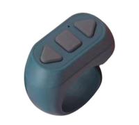 Bague de défilement automatique, bague de défilement de téléphone, Ring Remote pour téléphone avec 3 touches, Tourne-page rechargeable, télécommande sans fil du bout des doigts pour tablettes, télépho