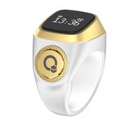 Bague de doigt intelligente, bague de compteur de doigt électronique rechargeable de 40 mAh | Bague intelligente générale pour homme, anneaux qui prennent en charge plusieurs écrans clairs, 5 rappels