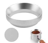 Bague de dosage de café 51 mm, anneau de dosage magnétique avec tamis à expresso pour porte-filtre, entonnoir de machine à expresso, entonnoir en alliage d'aluminium pour un remplissage précis de