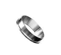 Bague de dosage de café, 57MM 57,5MM Bague de dosage de café en acier inoxydable 304 for entonnoir Porte-filtre Accessoires de café Espresso Barista Outils Entonnoir de dosage 54mm (57,5mm)(57.5mm)