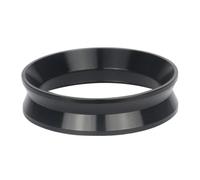 Bague De Dosage Pour Cafe Anneau de dosage café en acier inoxydable, for entonnoir, porte-filtre 58mm, outils Barista, accessoires Machine à expresso, produits Bar(Black)