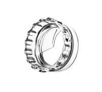 Bague de dosage pour cafetière à moka et distributeur de café 2 en 1 pour cafetière Moka Express Distribution rapide et tampon, évite le désordre et le gaspillage (medium for 4-6cup mocha pot)