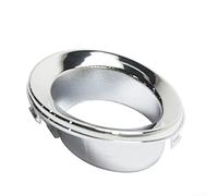 Bague de feux de brouillard 51117127941 51117127942 - Paire de feux de brouillard avant argentés compatibles avec BMW - Mini R50 2002-2006 (droite)