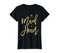 Bague de fiançailles avec Inscription « Maid of Honor » T-Shirt