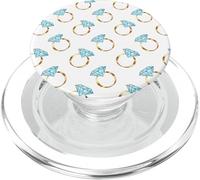 Bague de fiançailles Modèle Future mariée Cortège Nuptial PopSockets PopGrip pour MagSafe