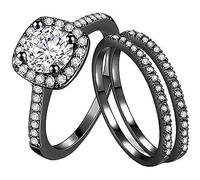 Bague de fiançailles pour femme en argent sterling compatible avec ensemble de pierres, 7, Alliage de zinc, Aucune pierre précieuse