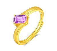 Bague De Fiançailles Solitaire En Argent Sterling 925 Pour Femme, Anneau Infini Plaqué Or 14 Carats, Alliance Réglable Pour Anniversaire De Mariage, Cadeau Pour Femme Et Petite Amie, Plaqué