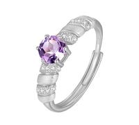 Bague De Fiançailles Solitaire En Argent Sterling 925 Pour Femme, Anneau Torsadé Plaqué Or, Pierre Précieuse Naturelle, Promesse D'Éternité, Alliance Pour Femme, Cadeau Pour Petite Amie,