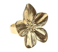 Bague De Fleur Vintage Anneau De Doigt Réglable Charmant Anneau Ouvert En Acier Inoxydable Simple Bijoux Déclaration Pour Femmes Anneaux De Doigt Réglables Bijoux