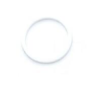 Bague de glissement du piston de l'amortisseur de rebond de fourche WSS Fox Blanc