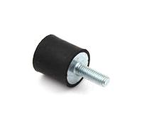 bague de goujon, 1pcs M3 M4 M5 M6 M8 Amortisseur en Caoutchouc, Isolateur Anti-Vibration Supports Bobines Pièces d'outils for Moteurs à Essence, Pompes Eau fileté (Couleur : 8x8mm)(M6 20x20mm)